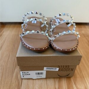 Steve Madden Palit Clear Sandals